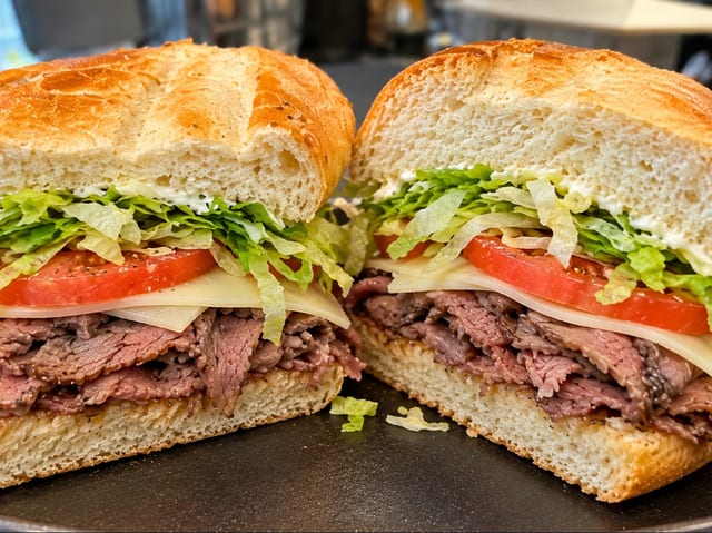 Roast Beef Sandwich.