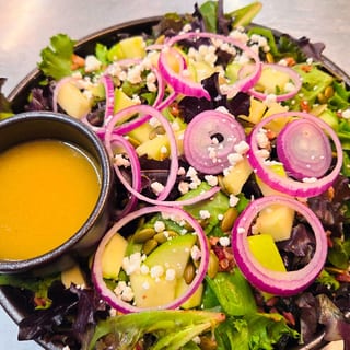 Harvest Apple Salad With Maple Apple Cider Vinaigrette